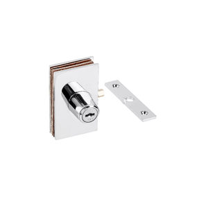 Swinging Glass Door Plunger Lock for 8-10 mm Glass