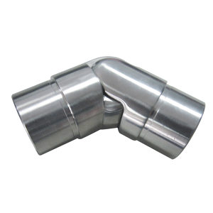 Adjustable Elbow Connector for Handrails