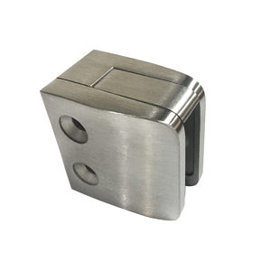 Square Glass Clamp - Flat Post Mount - Model 505