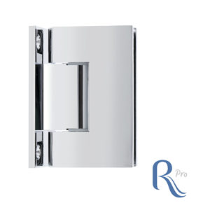 Riveo Pro Glass-to-Wall Hinge with Full Backplate